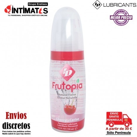 Frutopia · Lubricante con sabor natural endulzado · ID Lube