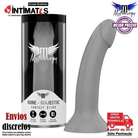 Rune-Majestic 155mm · Consolador para el arnés en acabado irisado · Mythology