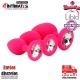 Anal Training Kit · Set de plugs anales rosa · Candy & Lust