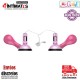 Crazy Beauty Vibrating Nipple Sucker · Succionadores de pezones con vibración · Baile