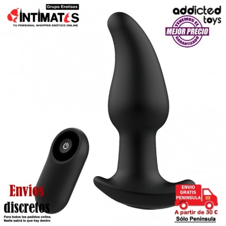 Anal massager remote control · Vibrador para estimular el punto-P · Addicted toys