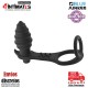 Plug anal vibrador con doble cockring · Blue Junker