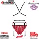 Mettia · Conjunto rojo con liguero · Obsessive