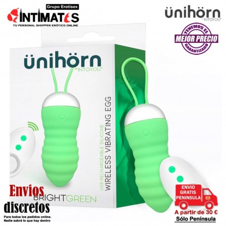 Brightgreen · Huevo Vibrador Control Remoto · Ünihörn