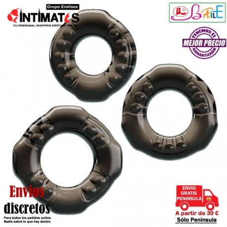 Yvonne · Set de 3 anillos para el pene · Baile
