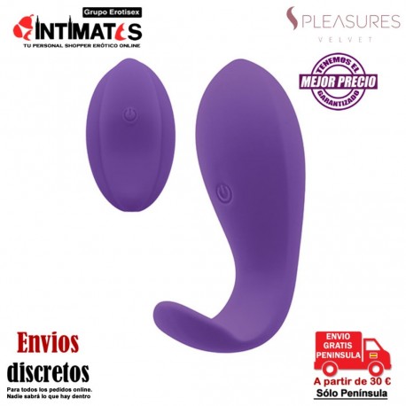 Droplet · Huevo vibrador estimulación Punto G y Clítoris  · S Pleasures Velvet