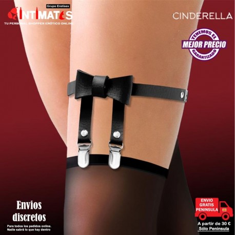 Liga de cuero vegano con lazo · Cinderella