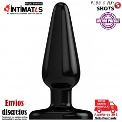 Basic · Plug Anal 7,5 cm - Negro · Plug & Play