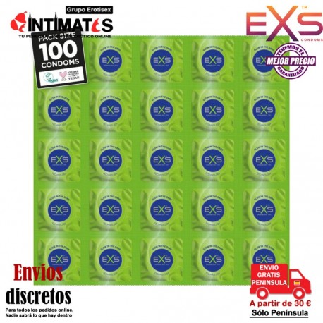 Glow In The Dark 100u · Condones que brillan en la oscuridad · EXS