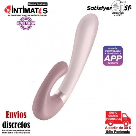 Heat Wave · Estimula el punto G y el clítoris con función calor y App · Satisfyer