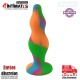 Plug anal de silicona multicolor · A-Gusto