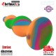 Plug anal de silicona multicolor · A-Gusto