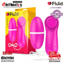 Laaso · Huevo vibrador con control remoto · Fluid