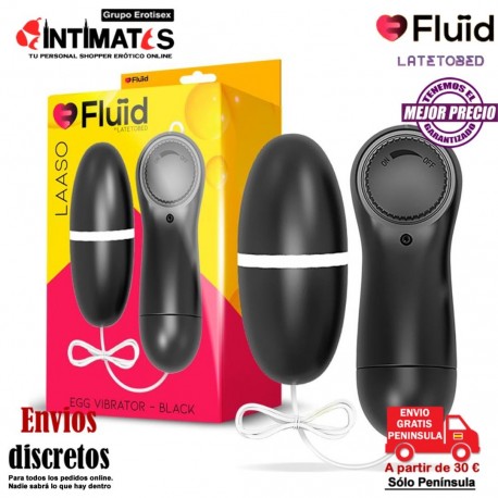 Laaso · Huevo vibrador con control remoto · Fluid