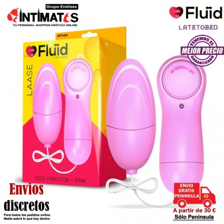 Laase · Huevo vibrador con control remoto · Fluid
