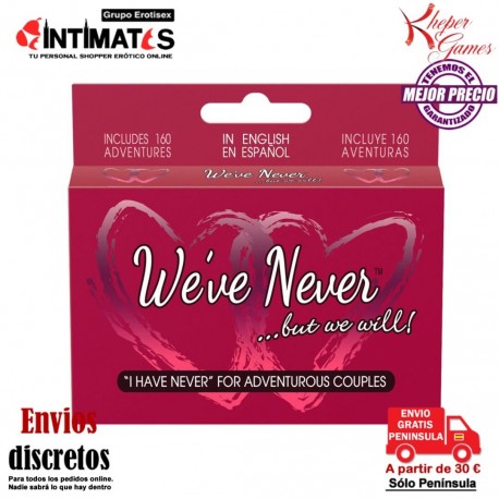 We've Never™ .... but we will! · Nunca lo hemos hecho… pero lo haremos · Kheper Games
