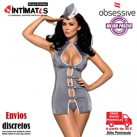 Stewardess Dress · Disfraz de azafata de vuelo · Obsessive