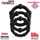 Triple bead · Set de 3 anillos para pene y testículos · Crushious
