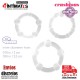 Triple bead · Set de 3 anillos para pene y testículos · Crushious