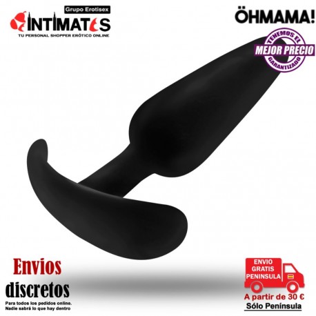 Plug anal de silicona con asa  - 82mm · Öhmama!
