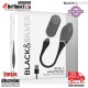 Jenell · Huevo vibrador con control remoto · Black&Silver