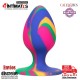 Cheeky™ - M· Plug anal  con diseño Tie-Dye · CalExotics
