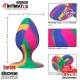 Cheeky™ - M· Plug anal  con diseño Tie-Dye · CalExotics