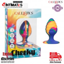 Cheeky™ Swirl - M · Plug anal  con diseño Tie-Dye · CalExotics