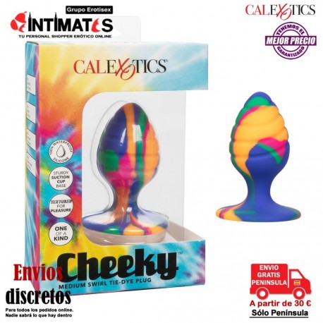 Cheeky™ Swirl - M · Plug anal  con diseño Tie-Dye · CalExotics