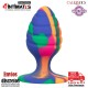 Cheeky™ Swirl - M · Plug anal  con diseño Tie-Dye · CalExotics
