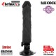 Vibrador realístico 2-1 de 200mm · Basecock