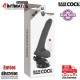 Vibrador articulable de 185mm con mando · BaseCock