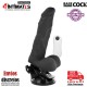 Vibrador realístico 2-1 de 190mm con mando · Basecock