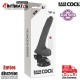 Vibrador realístico 2-1 de 190mm con mando · Basecock