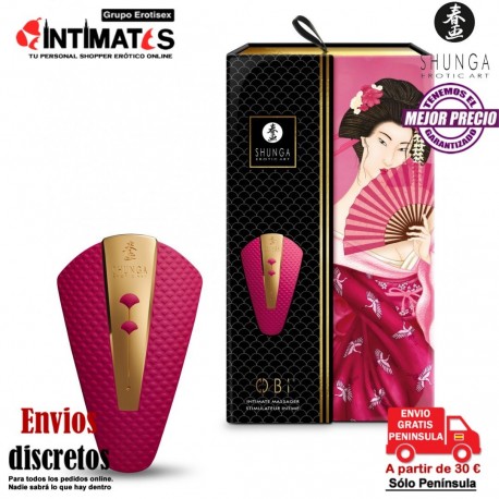 Obi  · Vibrador para masajear vulva, clítoris o perineo. · Shunga