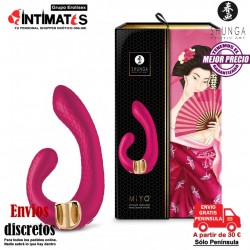 Miyo · Vibrador para estimular Punto G y Clítoris · Shunga