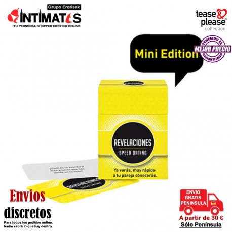 Revelaciones - Speed Dating · Juego erótico de mesa · Tease&Please