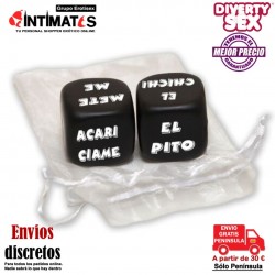 Dados acción y parte del cuerpo II · Diablo Picante