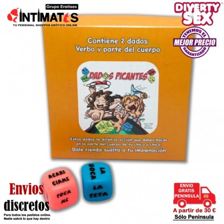 Dados Picantes · Acción y parte del cuerpo · Diablo Picante