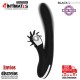 Johnny · Vibrador con estimulador de clítoris · Black&Silver