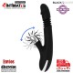 Johnny · Vibrador con estimulador de clítoris · Black&Silver