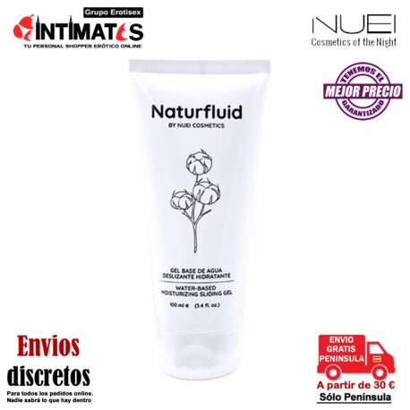 Naturfluid 100ml · Lubricante a base de agua especial para sexo anal · Nuei