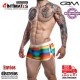 C4M06 · Bóxer Trunk para hombre - Arcoiris · Cut4Men