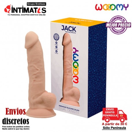 Jack · Consolador de silicona de doble densidad · Wooomy