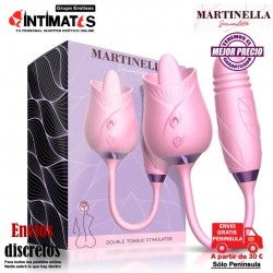 Double tongue · Lengua estimuladora y huevo con thrusting · Martinella