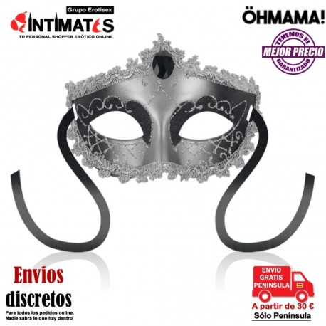 Máscara de fantasía con diamante negro · ÖhMama