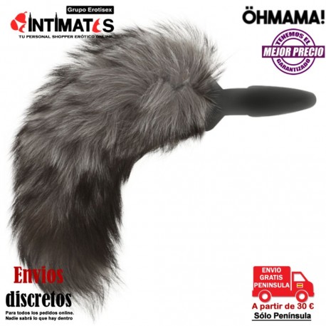 Plug anal de silicona con cola · ÖhMama
