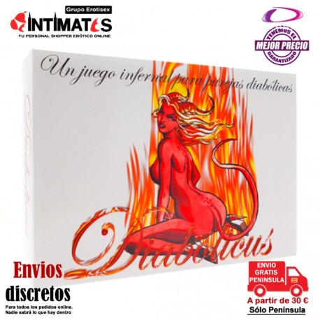 Diabolicus · Un juego infernal para parejas diabólicas · Dildos