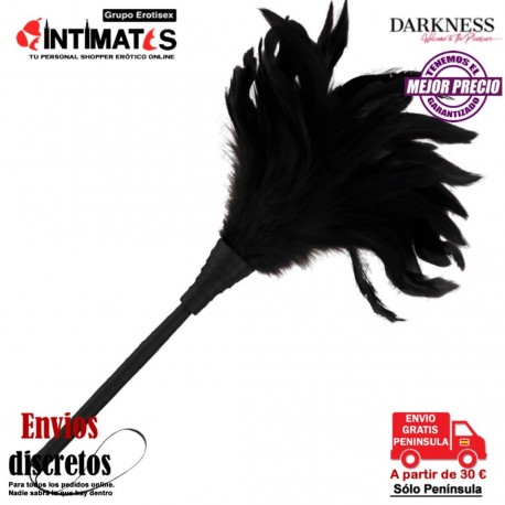 Plumero estimulador negro Luux · Darkness Sensations