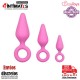 Pointy Plug · Set de plugs anales con anillo de extracción · EasyToys